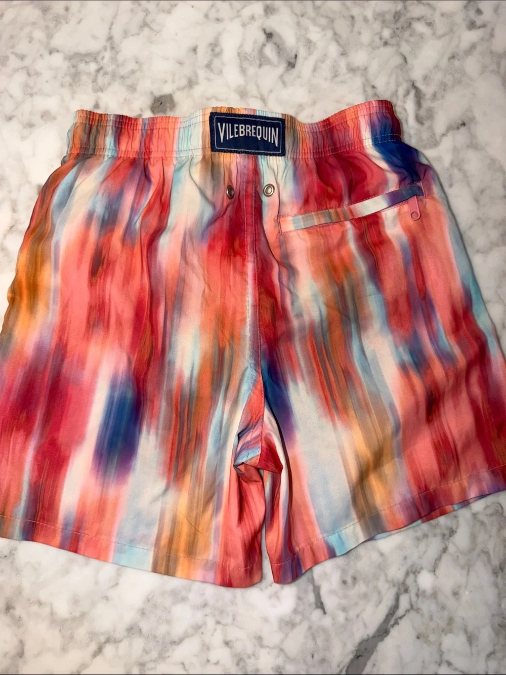 VILEBREQUIN Boys Coral Multi-Color Swim Shorts 8Y
